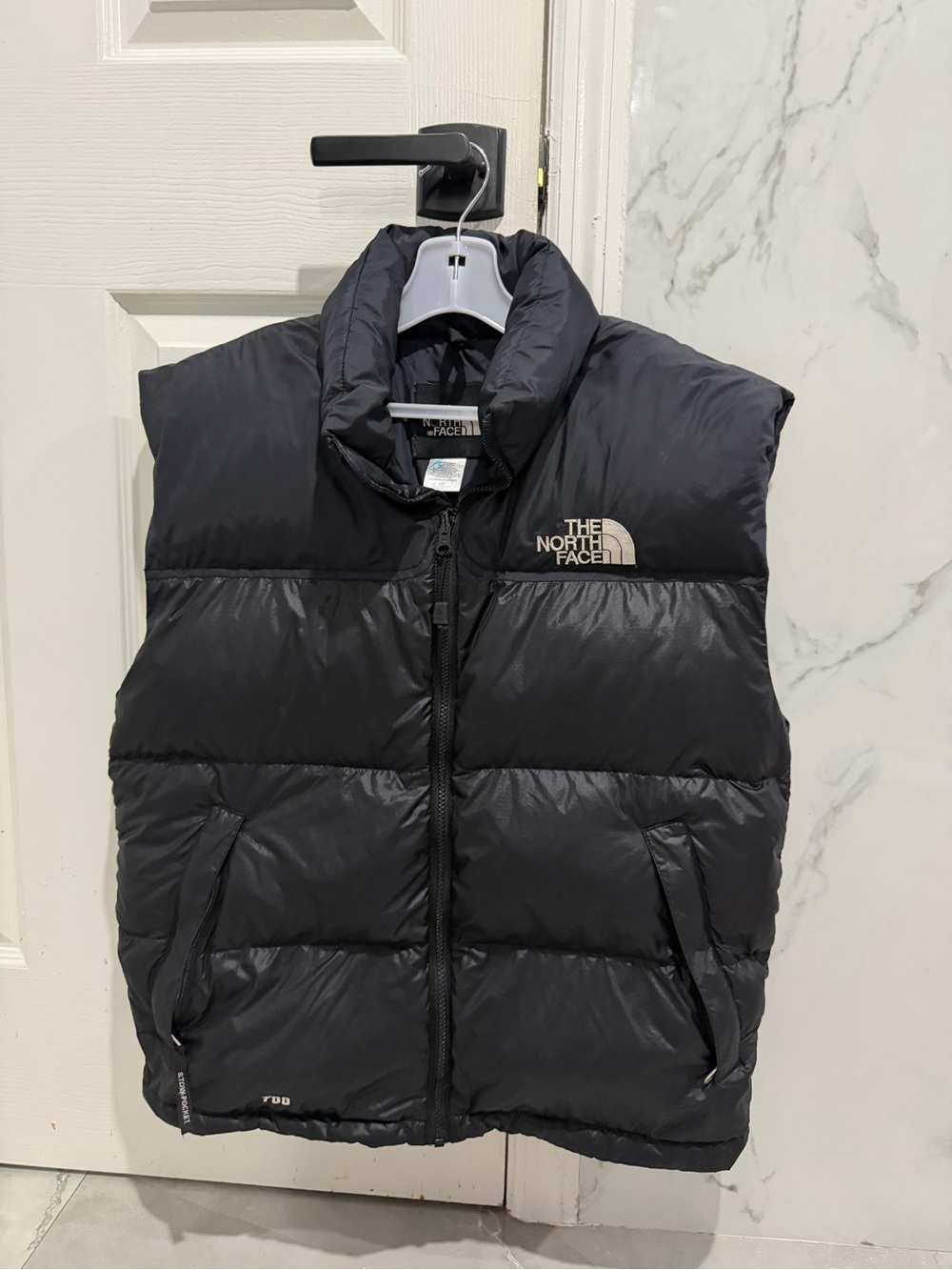 The North Face Black Insulated 700-Fill goose Down Vest